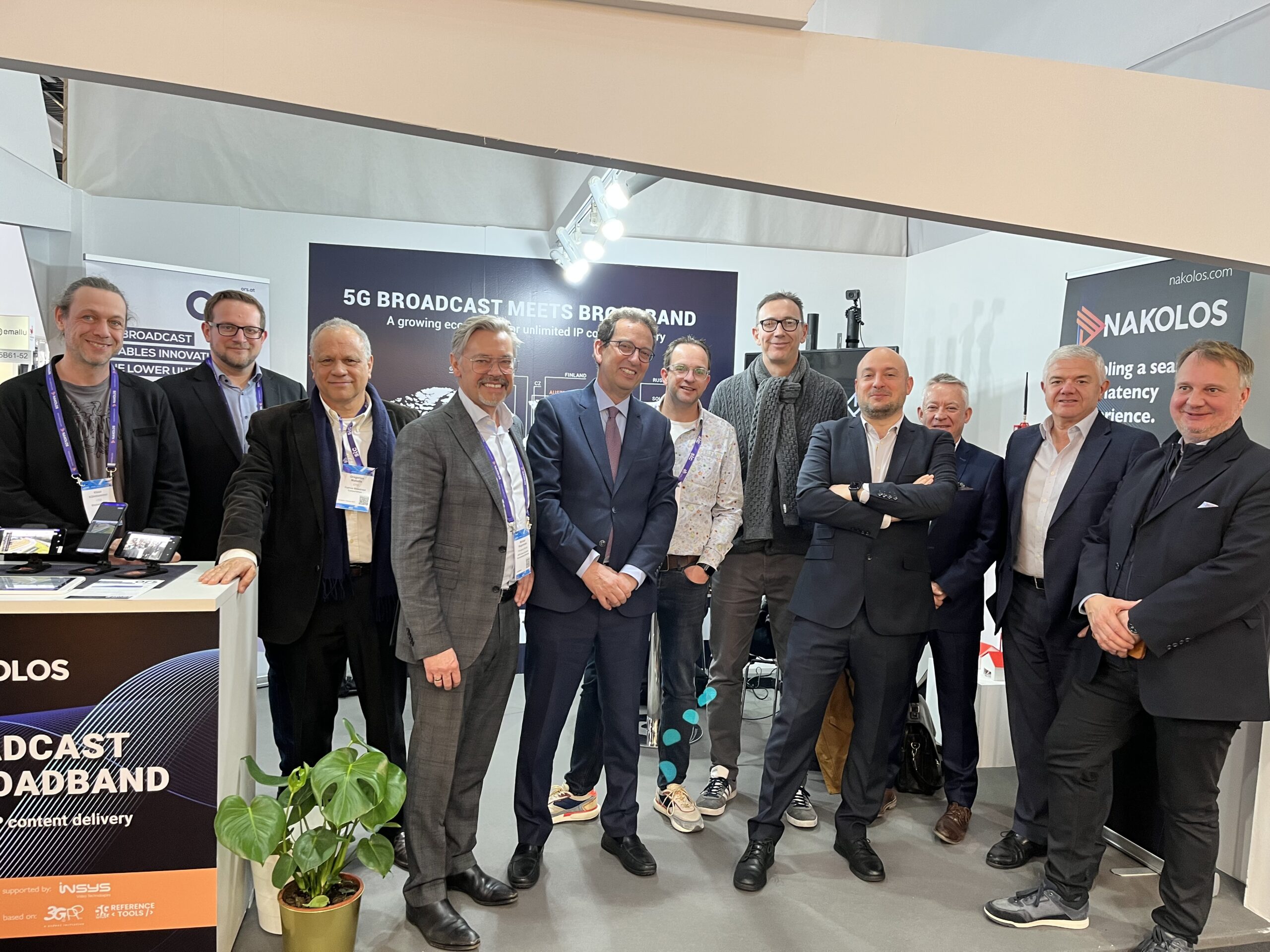 Nakolos presents first market-ready hybrid content distribution solutions based on 5G Broadcast @MWC 2023