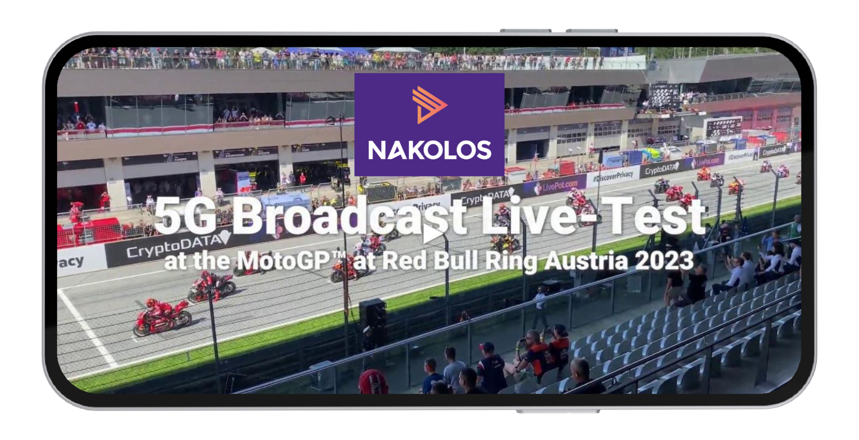 High speed racing and low latency 5G Broadcast distribution at the MotoGP™ in Austria