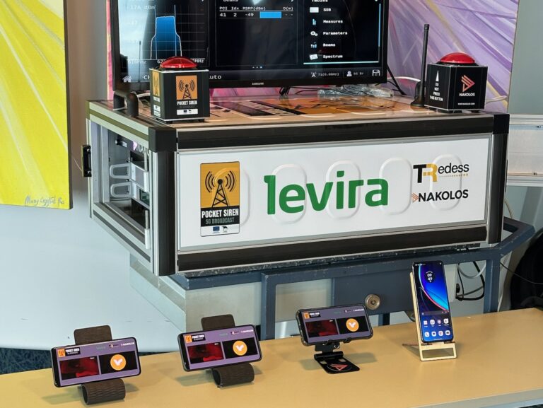 Mobile devices on 5G testbed