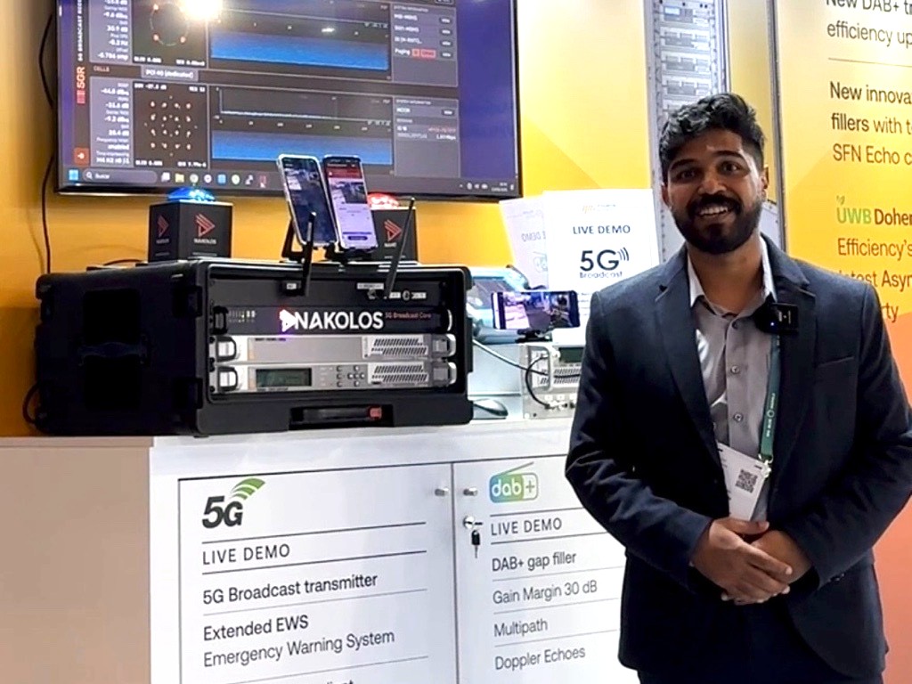 Nakolos Live Demo at booth at IBC2026